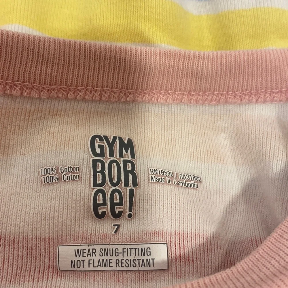 Gymboree 2 piece pajamas size 7.